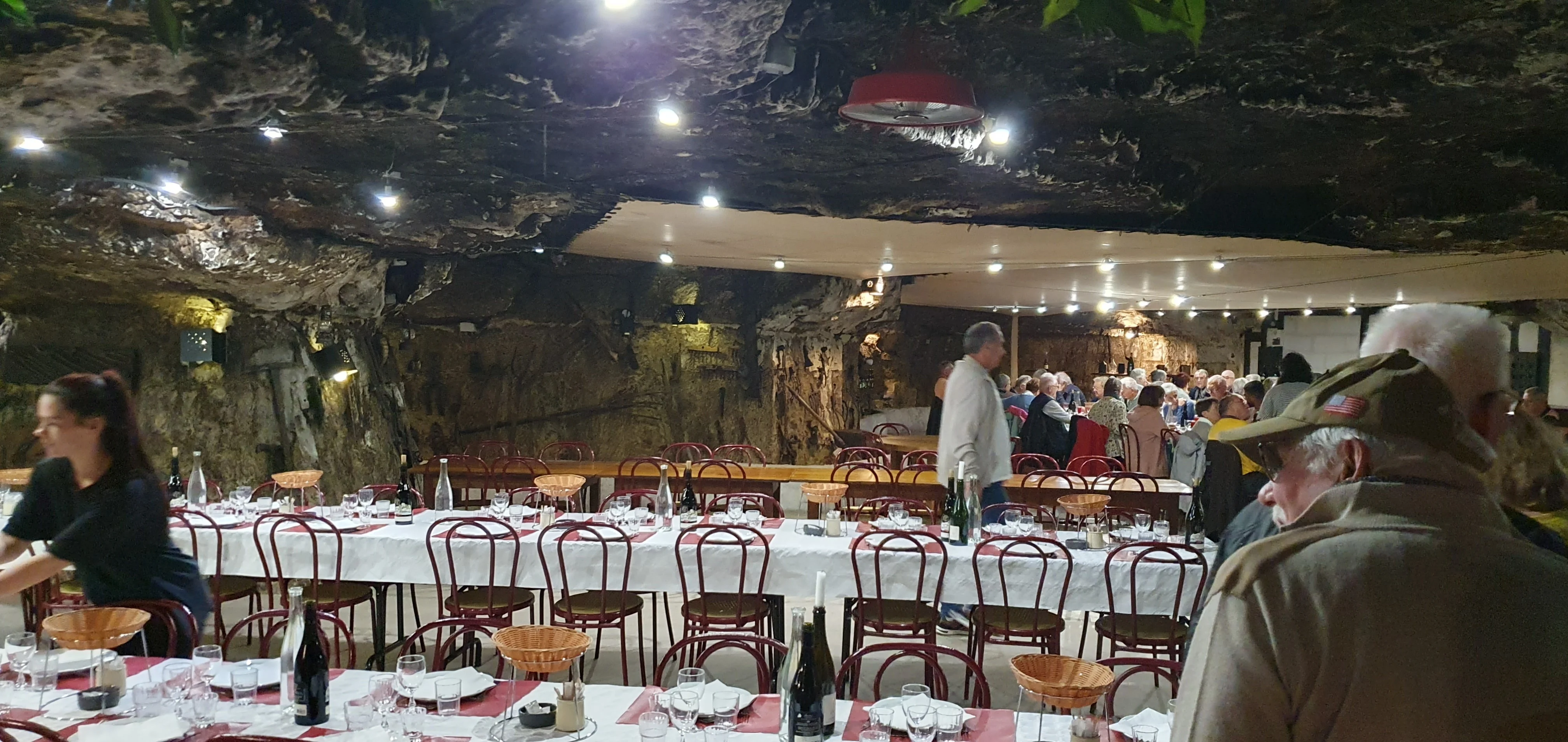 déjeuner dans la cave aux Fouées AMBOISE