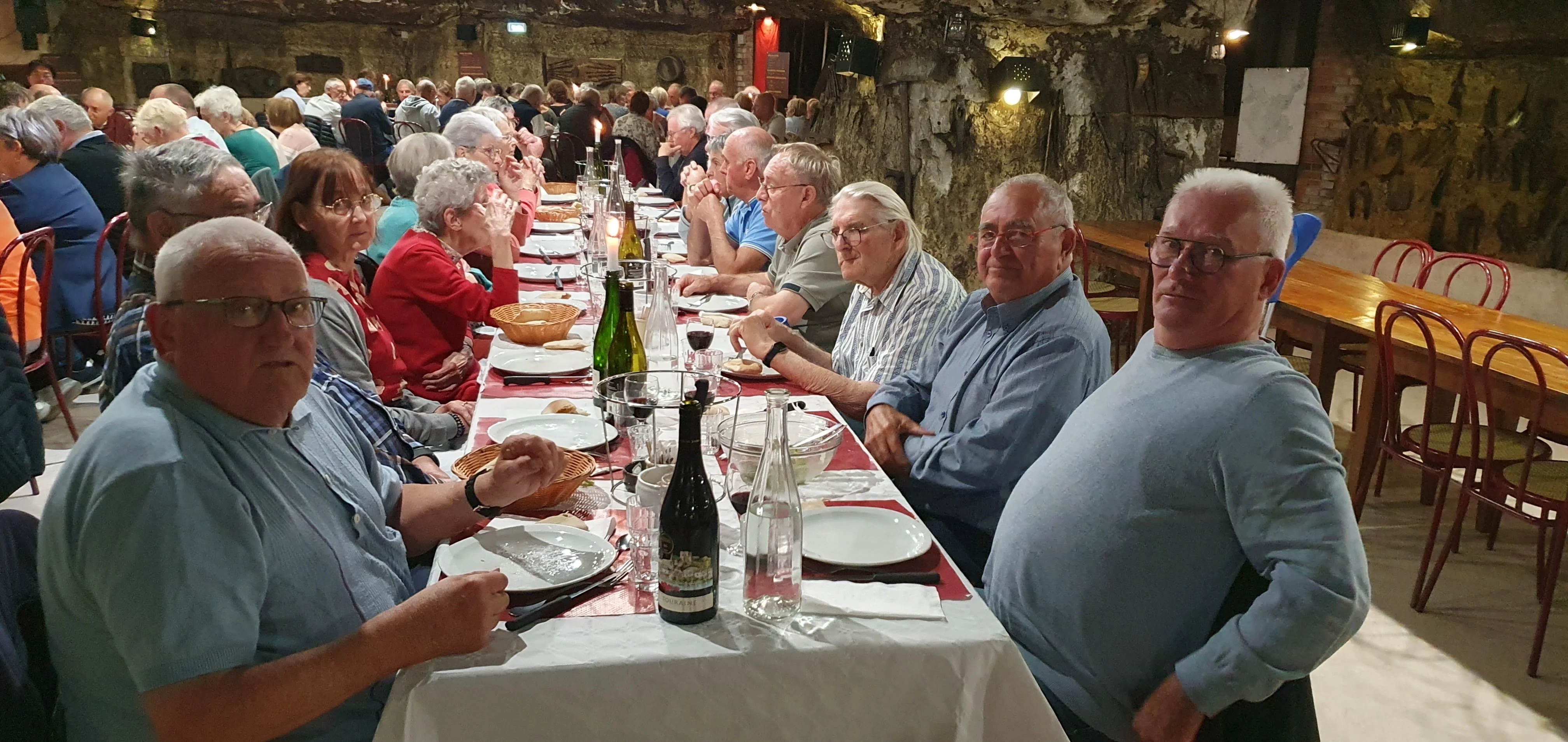 déjeuner dans la cave aux Fouées AMBOISE